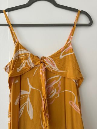 Mono largo tirantes estampado floral