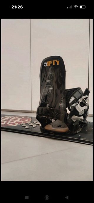 Tabla Snowboard Santa Cruz con Fijaciones