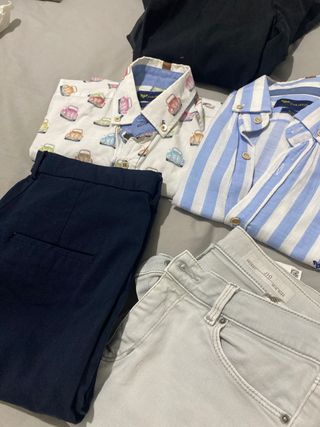 Lote Ropa chica camisas , pantalones y americana