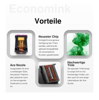 Confezione da 2 Cartucce d'Inchiostro 301XL Nero e Tricolore