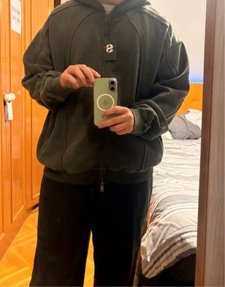 Sudadera Cremallera SANTO + Gorro Precintado