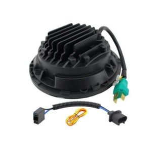 Faros delanteros Led Angel Eyes DRL Black para Jee