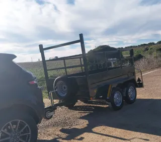 Remolque doble eje 1000kg/eje reforzado