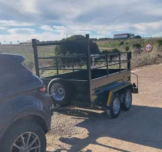 Remolque doble eje 1000kg/eje reforzado