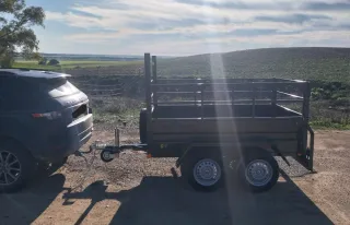 Remolque doble eje 1000kg/eje reforzado