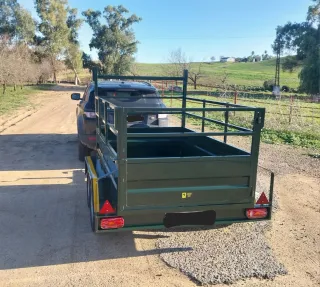 Remolque doble eje 1000kg/eje reforzado