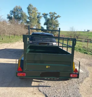 Remolque doble eje 1000kg/eje reforzado