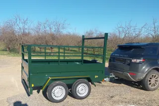 Remolque doble eje 1000kg/eje reforzado