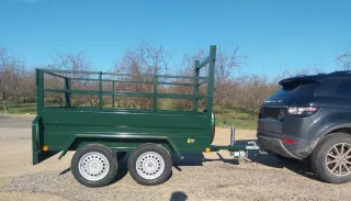 Remolque doble eje 1000kg/eje reforzado