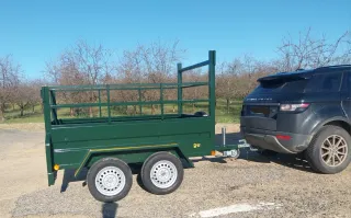 Remolque doble eje 1000kg/eje reforzado