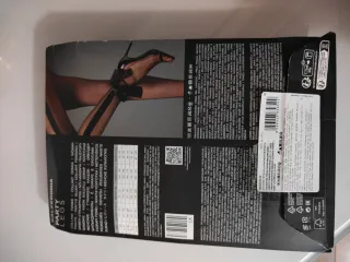 Calze colant con fiocco e striscia di velluto