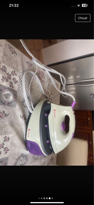 Ferro da stiro Singer usato una volta