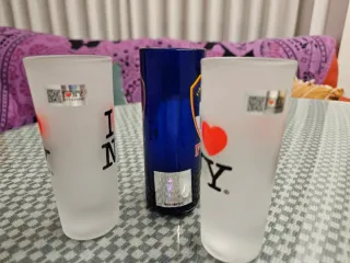 3 Vasos de chupito NYC