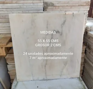 Mármol 55x55 cm losas suelo