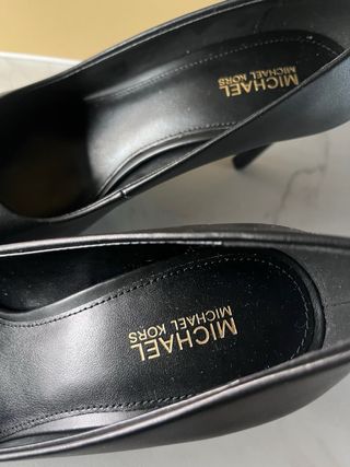 Zapatos Michael Kors Negros Tacon Mujer