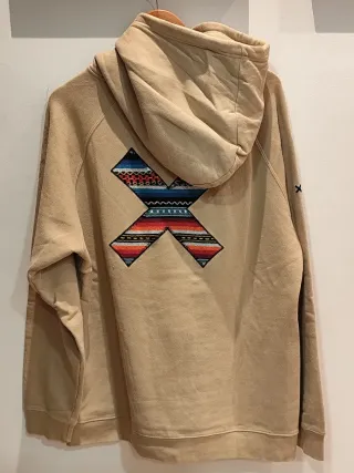 Sudadera Blue Banana Beige con Logo X