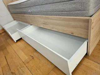 Cama individual con cajones 90x190 (SIN COLCHÓN)