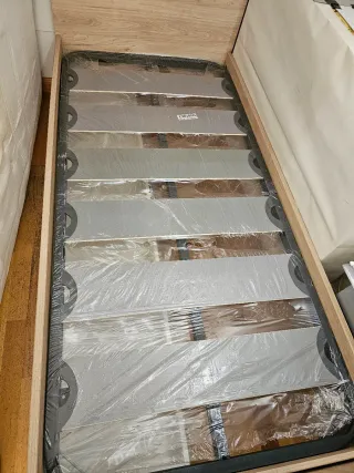 Cama individual con cajones 90x190 (SIN COLCHÓN)