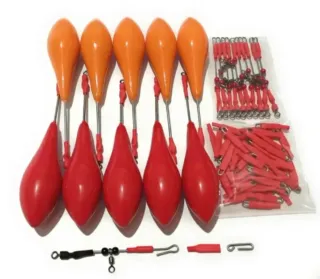 10 plomos de pesca Surfcasting, grapas, urfes.