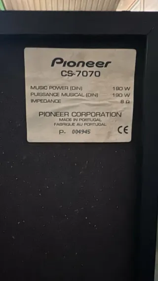 Altavoces Pioneer Negros