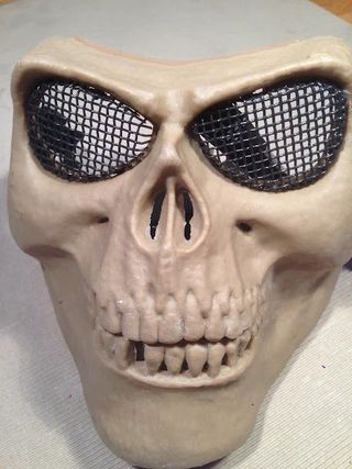 Maschera Teschio Softair Halloween Paintball.