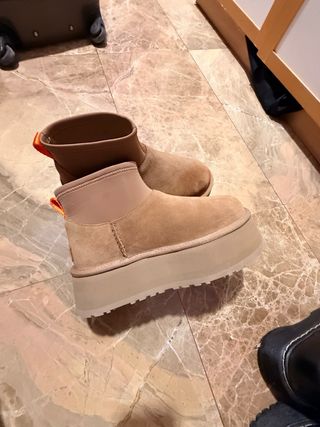 Botas UGG Beige/Marrón Plataforma
