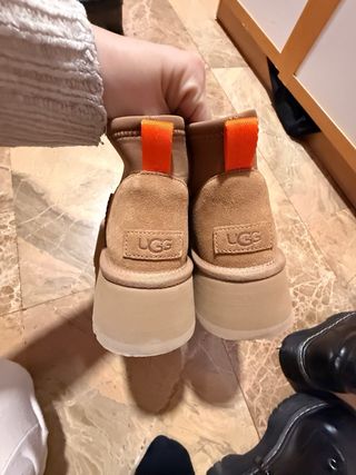 Botas UGG Beige/Marrón Plataforma