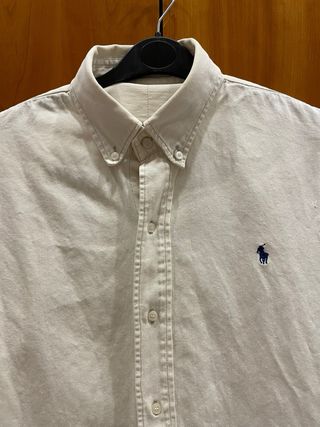 Camisa Oxford Polo Ralph Lauren Beige