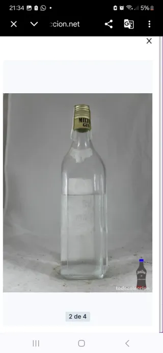 Botella Antigua Milton London Dry Gin