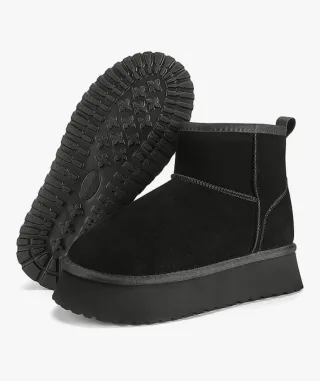 Botas Invierno Mishansha Mujer Negras