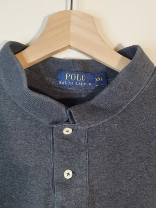 Ralph Lauren Camiseta Polo Manga Larga Gris XXL