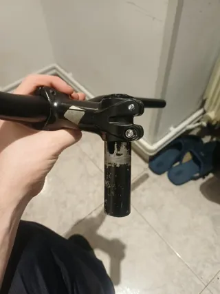 Manillar 680mm y potencia bici