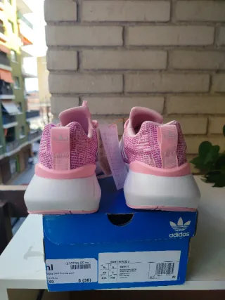 Zapatillas Adidas Mujer Rosa y Blanco