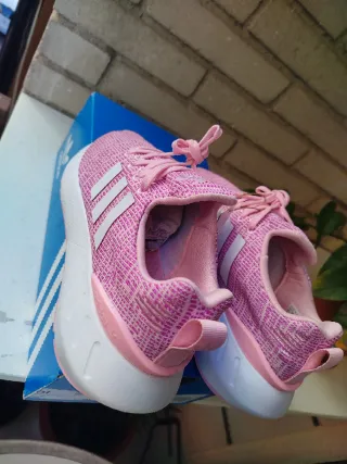 Zapatillas Adidas Mujer Rosa y Blanco