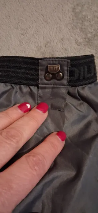 Pantalón de esquí negro con tirantes