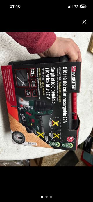 Sierra de calar Parkside PSTKA 12 caladora nueva