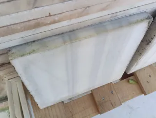 Mármol blanco 25x25 cm losas suelo