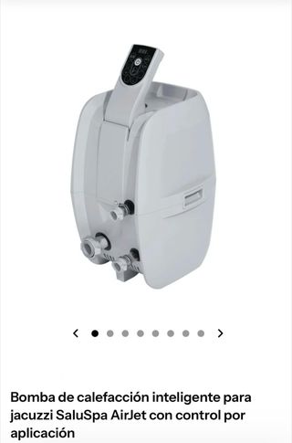 Bomba para jacuzzi gris y blanca .