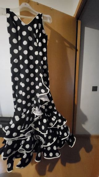 Vestido Flamenca Lunares Talla 42