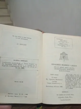Misal Diario Latino - Español . Devocionario .