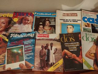 Lote revistas antiguas variadas