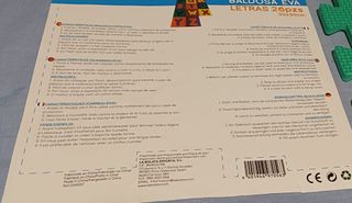 Alfombra Puzzle Goma EVA Letras 26 Piezas