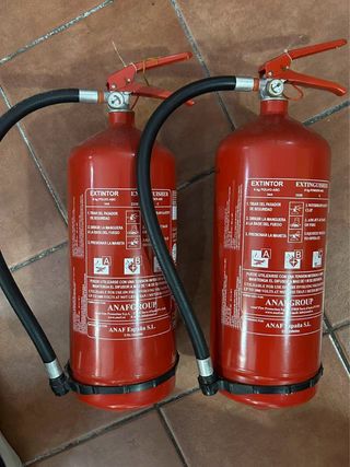 2 Extintores ABC 6Kg Polvo ANAFGROUP