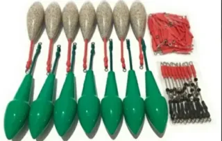 14 Plomos de Pesca Surfcasting, grapas, urfes.