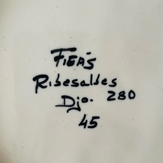 Plato Ribesalbes 28,5cm