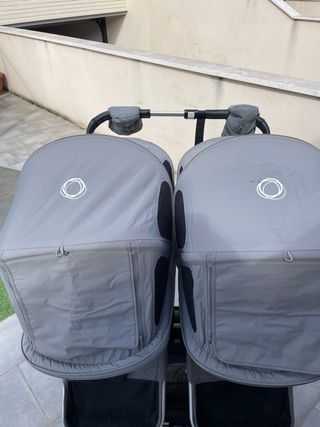 Bugaboo Donkey 3 Silla Gemelar Gris