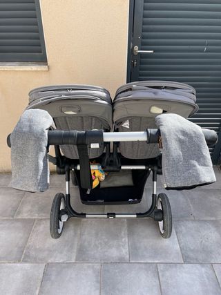 Bugaboo Donkey 3 Silla Gemelar Gris