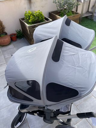 Bugaboo Donkey 3 Silla Gemelar Gris