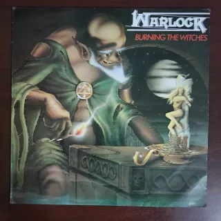 LP 1984 HEAVY METAL Warlock - Burning The Witches