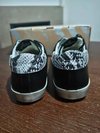 Golden Goose Superstar Preto Glitter